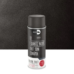 Bombe de peinture Relook tout MAISON DECO noir pailleté mat 400 ml