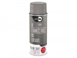 Peinture aérosol MAISON DECO quartz gris pailleté 0.400 L