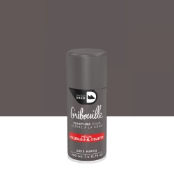 Bombe de peinture Tableau craie gribouille MAISON DECO gris hippo mat 150 ml