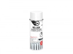Peinture aérosol relook radiateur MAISON DECO blanc satiné 0.400 L