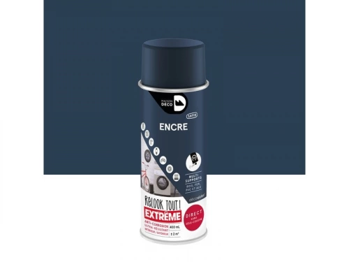 Peinture aérosol relook tout extreme MAISON DECO encre satiné 0.400 L