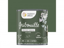 Peinture Tableau Craie Gris Hippo Mat Maison Deco Gribouille 0.5 L