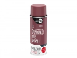 Peinture aérosol Relook tout MAISON DECO bordeaux satiné 400 ml