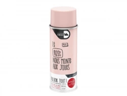 Peinture aérosol Relook tout MAISON DECO rose mat 400 ml