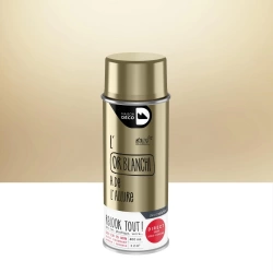 Bombe de peinture Relook tout MAISON DECO or blanchi satiné 400 ml