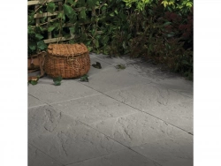 Dalle en béton Kerry, L.40 x l.40 cm x Ep.35 mm gris