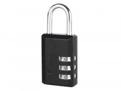 Cadenas À Combinaison Programmable Largeur 30&nbsp;Mm&nbsp;, Noir