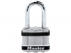 Cadenas À Clé Master Lock Acier Laminé, 4 Clés, Excell Marine L.44 Mm