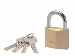 Master Lock 2940Eurd Cadenas À Clé Extra Fin En Laiton, Doré, 6,2 X 4 X 1,6 Cm