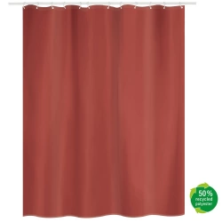 Rideau de douche 120 x 200 cm terracotta MSV