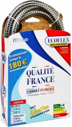 Flexible de douche L.150 cm chrome, MTK Franflex