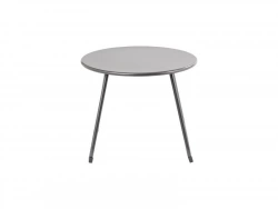 Table de jardin basse NATERIAL Timea rond naturel, 1 personnes
