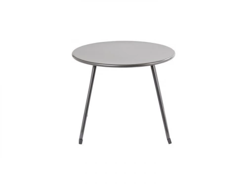 Table de jardin basse NATERIAL Timea rond naturel, 1 personnes