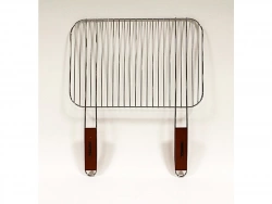 Grille Simple 45x30 cm, manches bois NATERIAL