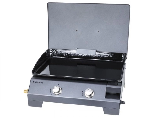 Plancha au gaz NATERIAL MURCIA, gris