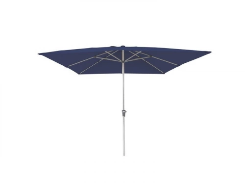 Parasol droit carré, NATERIAL Aura, L.285 x l.285 cm, bleu