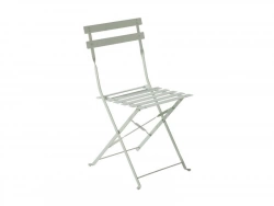 Chaise de jardin en acier, NATERIAL Flora, vert
