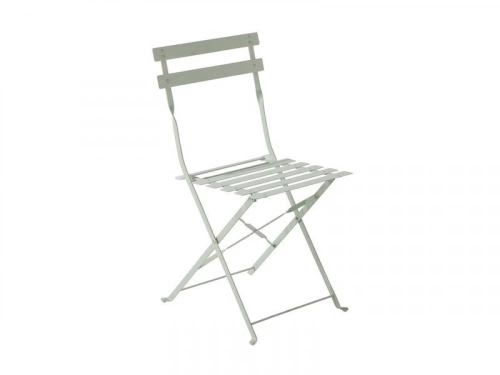 Chaise de jardin en acier, NATERIAL Flora, vert