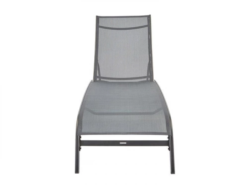 Bain de soleil en aluminium, NATERIAL Lyra, gris/argent