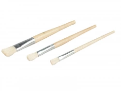 Lot de pinceaux plats pour peinture meuble, porte ou volet, NESPOLI