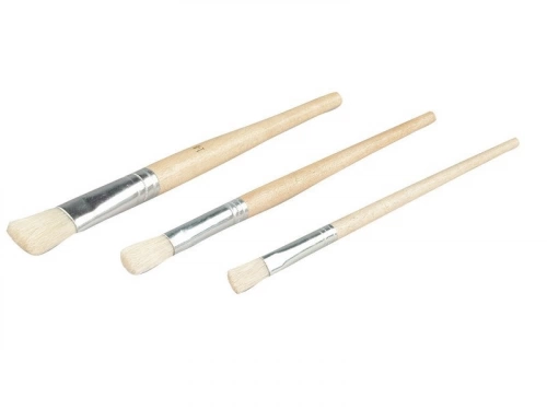 Lot de pinceaux plats pour peinture meuble, porte ou volet, NESPOLI