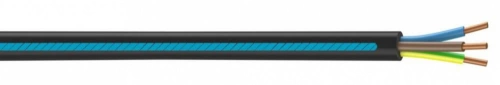 Câble électrique 3 G 6 mm² u1000r2v à la coupe, noir