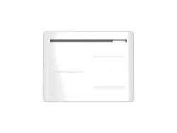 Radiateur électrique à inertie pierre Amaroc, NOIROT, 1500 W horizontal blanc