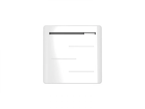 Radiateur électrique à inertie pierre Amaroc, NOIROT, 1000 W horizontal blanc