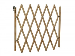 Barrière extensible pour animaux, NORDLINGER, L.60 x 110 cm bois naturel