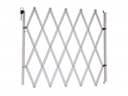 Barrière extensible animaux, bois blanc, NORDLINGER,  L.60 - 110 cm