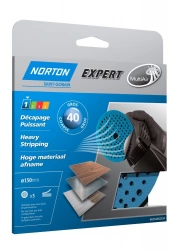 Lot De 5 Disques Abrasifs Multi Air Norton, 150 Mm, Grains 40