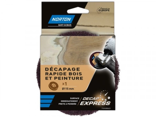 Disque Décapant Express Norton, 115 Mm, Bois Et Vernis