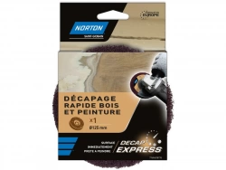Disque décapant rapide bois et peinture Decap Express, NORTON, diam. 125 mm