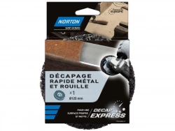 Disque Décapant Express Norton, 125 Mm, Métal Et Rouille