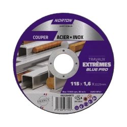 Disque acier/inox NORTON extreme 115x1,6