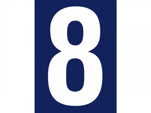Chiffre 8 En Plastique