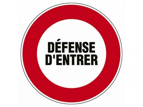 Disque Défense D'Entrer En Plastique