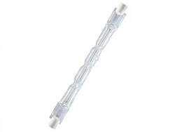 Tube halogène 120W = 2250Lm (équiv. 150W) R7S 118 mm 2800K OSRAM