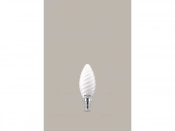 Ampoule variable led dépoli flamme torsadée E14 470Lm = 40 W blanc neutre,OSRAM