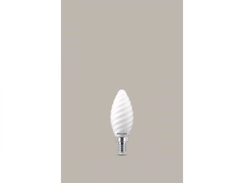 Ampoule variable led dépoli flamme torsadée E14 470Lm = 40 W blanc neutre,OSRAM