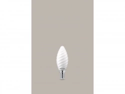 Ampoule variable led dépoli flamme torsadée e14 470 Lm = 40 W blanc chaud, OSRAM