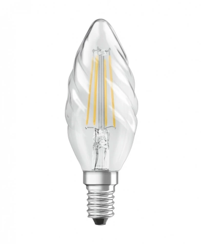 Ampoule led, flamme torsadée E14, 470lm = 40W, blanc neutre, dimmable, OSRAM