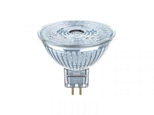 Ampoule variable led dépoli réflecteur GU5.3 350 Lm 35 W blanc chaud, OSRAM