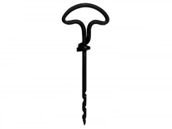 Vrille Forgée Anneau Roulé Bois, Diam.2 Mm Denuziere