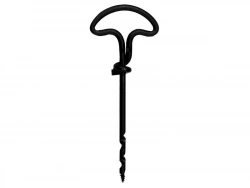 Vrille Forgée Anneau Roulé Bois, Diam.3 Mm Denuziere
