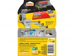 Adhésif réparation toile multiusage, Power Tape, PATTEX, L.10 m x l.51 mm gris