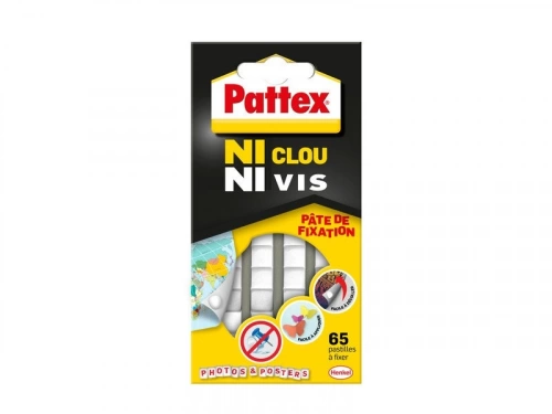 Lot De 65 Pastilles Adhésives Pattex, Ni Clou Ni Vis