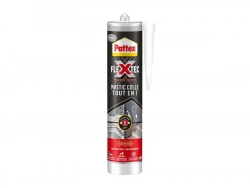 Colle joint int/ext polymere pattex flextec gris cartouche 389g