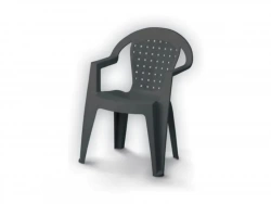 Fauteuil monobloc NORMA, anthracite