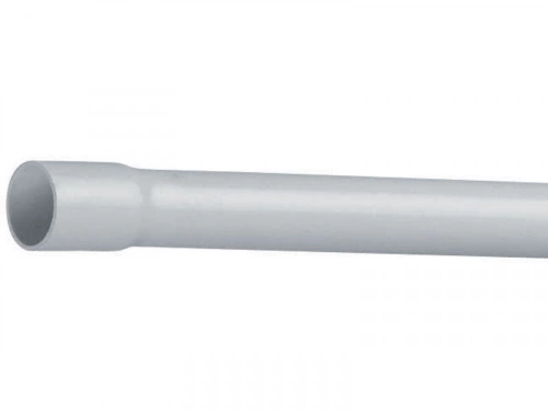 Tube Irl en PVC, POLYPIPE, diam. 20 mm x L.2.40 m gris